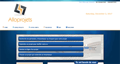Desktop Screenshot of alloprojets.org